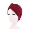 Thickness plain Turban Hat Cap for Women Stylish Cotton Chemo Hair Loss Beanie Hat Caps