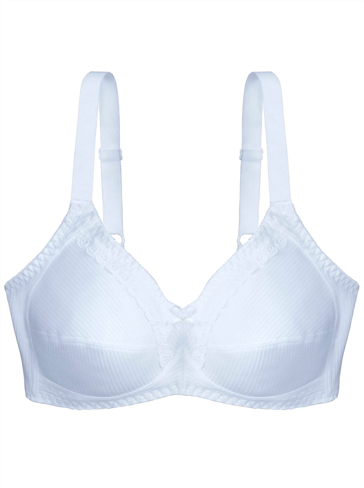 Bügelloser BH NATURANA, Damen, Gr. 90, Cup C, weiß, 100% Baumwolle, BHs Image