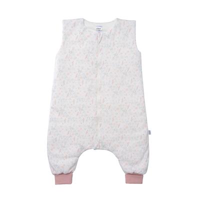 Babyschlafsack LILIPUT "Blümchen", Baby, Gr. 86, bunt (weiß, mehrfarbig), 100% Baumwolle, Schlafsäcke, mit doppelseitigem Reißverschluss und Druckknöpfen im Schritt Image