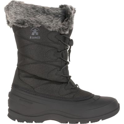 Snowboots KAMIK "MOMENTUM3", Damen, Gr. 39, schwarz, Synthetik, Textil, sportlich, Schuhe, Winterboots, Winterstiefel, W