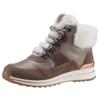Winterboots ARA "OSAKA", Damen, Gr. 7,5 (41), weiß (beige, sanftes weiß), Glattleder, Veloursleder, Lammfell, sportlich, Schuhe, Schnürboots, Winterstiefelette in Komfortweite H = sehr weit