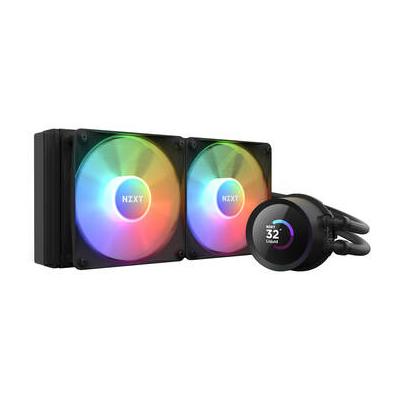 NZXT 240mm Kraken RGB AIO Liquid CPU Cooler with LCD Display (Black) RL-KR240-B1