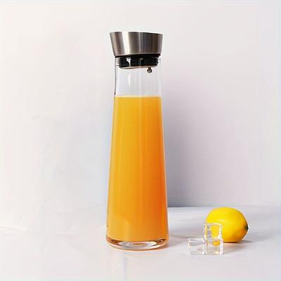 TEMU Pitcher With Lid - Heat-resistant, Explosion-proof For Juice, Iced Tea & Cold Drinks - , Restaurants & Parties