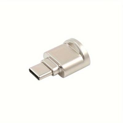 TEMU Usb C Sd , C To Sd Adapter Zinc Alloy External, Portable Sd Usb C For Tf Sdxc, Compatible / /ipad Pro/iphone 15