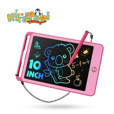 TEMU Kikapabi Lcd Writing Tablet 10 Inch, Toddler Learning And Travel Toys Doodle Board For Boys Girls, Erasable Drawing Pad With Handle For Toddlers4 5 6 7 8 9 Years Old, Birthday Christmas Gifts