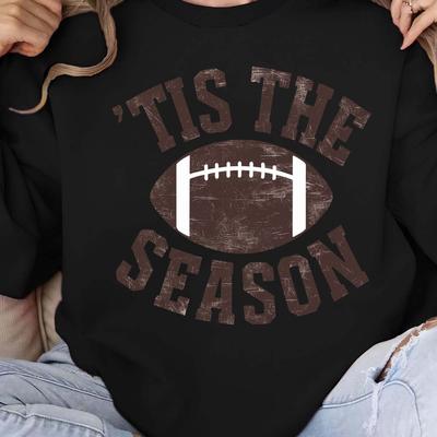 TEMU Football Tis The Season Women's Sweatshirts