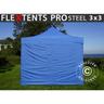 Dancover - Faltzelt Faltpavillon Wasserdicht FleXtents pro Steel 3x3m Blau, - Blau