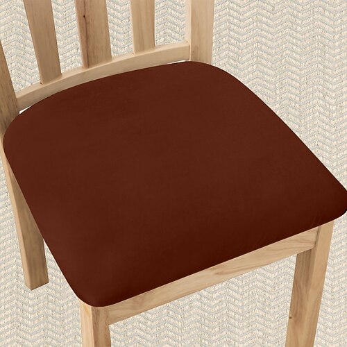 Sitzbezüge für Esszimmer und Hocker Stuhlhussen dehnbare und langlebige Möbelschoner für eine stilvolle und gemütliche Wohnkultur Image