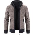 Per uomo Cardigan Maglione Giacca maglione Maglia Color Block Con cappuccio Fantastico Informale Abbigliamento Inverno 8865 grigio scuro 8865 grigio chiaro S M L