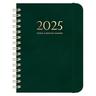 2025 PU pelle calendario planner notebook A5 fogli mobili spirale settimanale planner elastico notebook