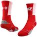 Men's Under Armour Red Wisconsin Badgers Sideline Playmaker Crew