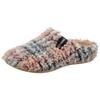 Pantoffel VERBENAS "York Gales", Damen, Gr. 38, bunt (beige, kariert), Textil, klassisch, Schuhe Hausschuh Pantoffeln, in karierter Optik