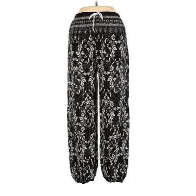 Urban Coco Casual Pants - High Rise: Silver Bottoms - Women's Size X-Large