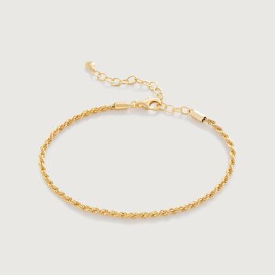 Gold Rope Chain Bracelet