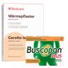 Buscopan Plus bei Bauchschmerzen und Regelschmerzen + Redcare Wärmepflaster 20+4 St Set