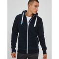 Solid Fleecejacke Herren blau, XL