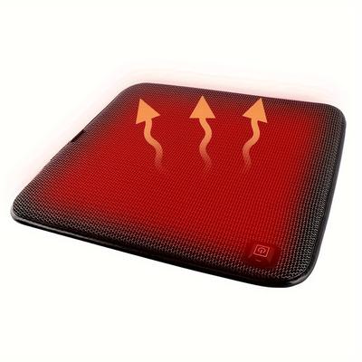 TEMU Usb Heated Seat Cushion Heated Stadium Cushion Portable Heating Pad For Outdoor Sports, Camping, Fishing, Home, And Office With 3 Heat Settings