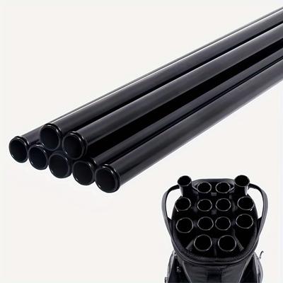 TEMU 14pcs Golf Set - Pvc Tubes For Organized Bags, Fits All Sizes, Black