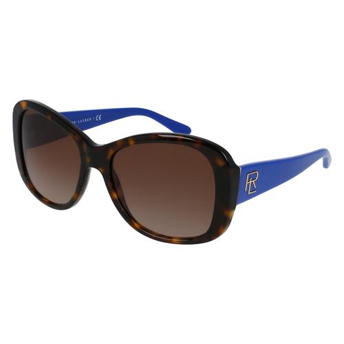 Ralph Lauren RL8144 Damen-Sonnenbrille Vollrand Butterfly Acetat-Gestell, braun