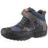 Winterstiefel GEOX "J NEW SAVAGE BOY B ABX", Kinder, Gr. 24, blau (blau, grau), Lederimitat, Textil, casual, Schuhe, Trekkingboots, Winterstiefel, Kindergartenschuh mit Warmfutter