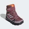 Winterstiefel ADIDAS TERREX "TERREX SNOW HOOK-AND-LOOP COLD.RDY WINTER", Gr. 39, rot (quiet crimson, silber dawn, amber tint), Textil, Synthetik, sportlich, Schuhe, wasserdicht und wärmend