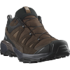 Wanderschuh SALOMON "X ULTRA 360 LEATHER GORE-TEX", Gr. 43, braun (schwarz earth), Nubukleder, Synthetik, sportlich, Schuhe, wasserdicht