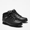 Schnürboots TIMBERLAND "EURO SPRINTMID LACE UP BOOT", Gr. 45, schwarz, Leder, Synthetik, sportlich, Schuhe, Winterstiefel, Schnürstiefel, Winterschuhe
