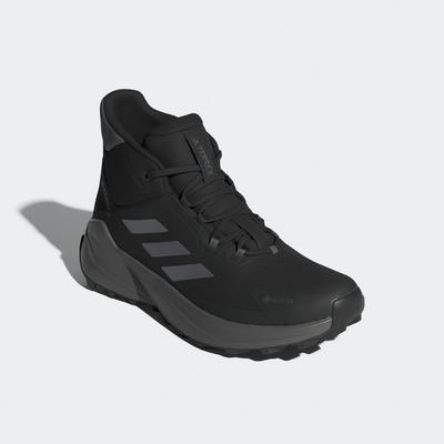 Wanderschuh ADIDAS TERREX "TERREX TRAILMAKER 2.0 MID GORE-TEX", Gr. 41, schwarz (core schwarz, carbon, grau four), Texti