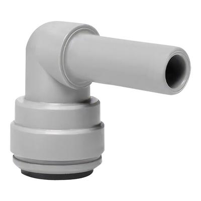 John Guest® PI221210S 3/8" x 5/16" Gray Acetal Push-To-Connect Stem Elbow