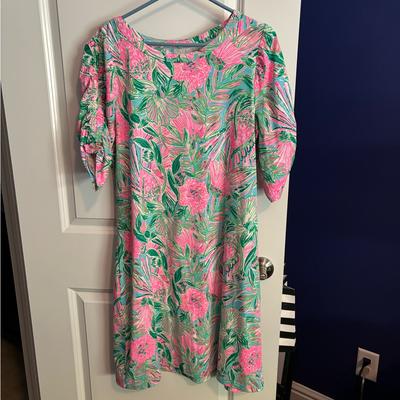 Lilly Pulitzer Dresses | Lilly Pulitzer, Extra Large Lightweight Dress In Bohemian Queen. | Color: Green/Pink | Size: Xl