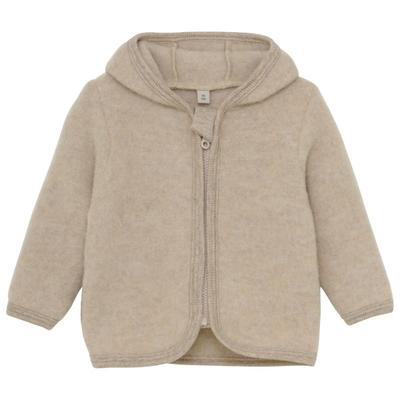 Huttelihut - Baby's Jacket Wool Fleece - Merinojacke Gr 56 beige Image