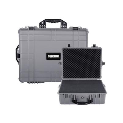 BlackHawk Extra Large 24 Inch Waterproof Hard Camera and Gear Case with Foam Gray X Large BH00041-GRA