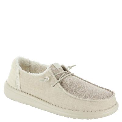 Hey Dude Wendy Brushed Cozy - Womens 12 Bone Slip On Medium