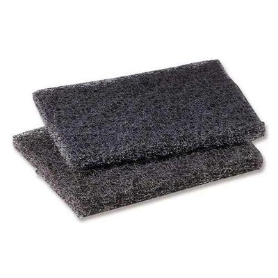 3M 46 (367766) Scotch-Brite Griddle Polishing Pad - 5 1/2" x 4", Cleans and polishes, Heat resistant, Black