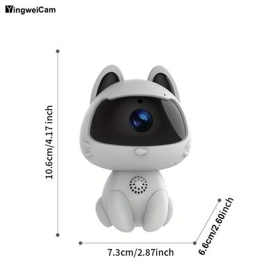 TEMU Pet Camera, Baby Camera, Baby Safety Protection, Hd Loop Video, Support 128g Memory Card, Intelligent Storage, Infrared Night Vision, Detection