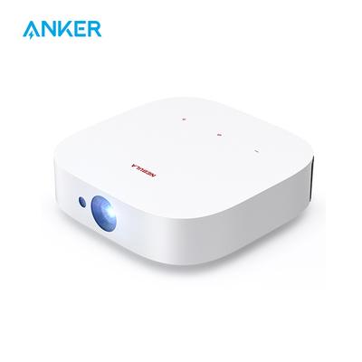 TEMU Refurbished--anker Portable 1080p Projector With Android .0 (5000 Apps), , Correction, Digital , Built-in Stand, 3hr For Indoor/outdoor