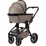 "Kombi-Kinderwagen MOON ""Resea+"" braun (mud) Baby Kinderwagen mit Sportsitz"