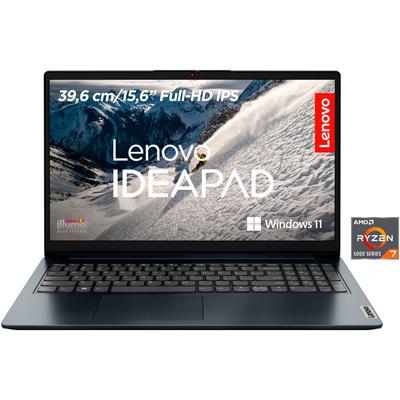 LENOVO Notebook "IdeaPad 1 15ALC7 16GB RAM" Notebooks Gr. 16 GB RAM 1000 GB SSD, Ryzen 7, Windows 11 Home, blau