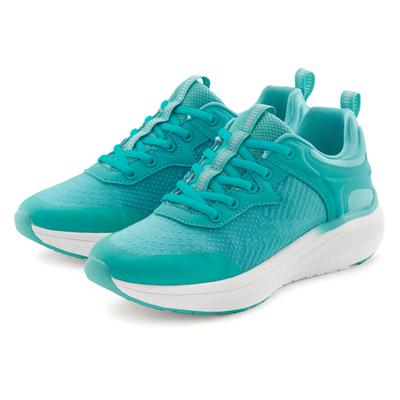 Sneaker LASCANA, Damen, Gr. 35, blau (türkis), Obermaterial: 70% Textilmaterial, 30% Lederimitat. Futter: 100% Textilmat