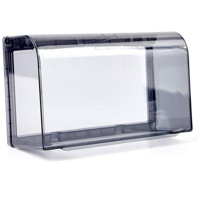 Sollbry - Weatherproof – Außensteckdose und Steckdosenabdeckung – Schwarz, 202 x 121 x 75 mm. Image