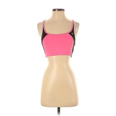 New Balance Sports Bra: Pink Activewear - Women's Size Small