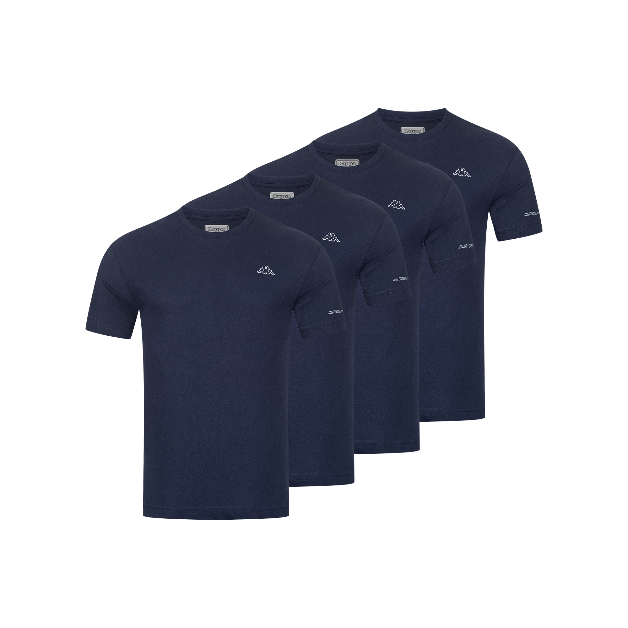 Kappa 4er Set T-Shirt BASIC in Navy Image