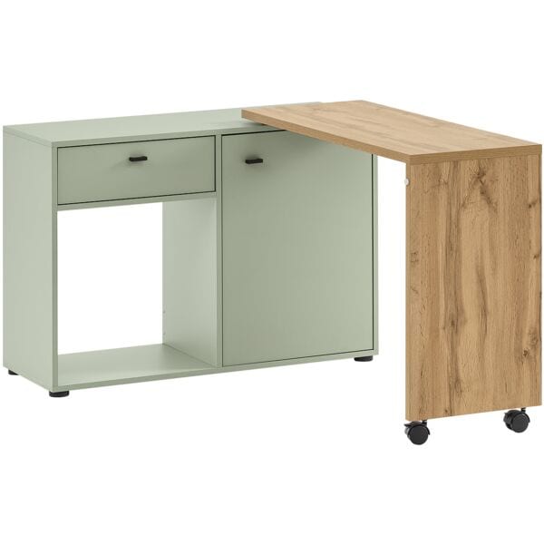 Möbelpartner Kompaktschreibtisch »Tiny Working« grau, 104.6x75.3x39 cm Image