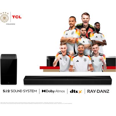 TCL Soundbar "Q75H", schwarz, B:104cm H:5,8cm T:11cm, Lautsprecher