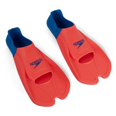 Speedo - Biofuse Training Fin - Schwimmflossen Gr 42-43 fluro tangerine /blau