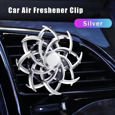 TEMU Car Fragrance Bidirectional Rotation Perfume Spider Diffuser -refreshing Aroma, Cool Design, Multiple Scents, Easy Vent Attachment