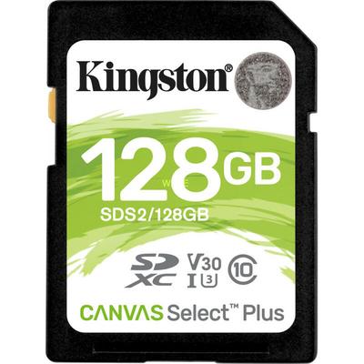 Canvas Select Plus sd 128GB sdhc Speicher (100 MB/s, Class 10, U3, V30) (SDS2/128GB) - Kingston