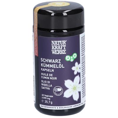 Schwarzkümmelöl Vegicaps a 595 mg Bio/kbA 60 St Kapseln Image