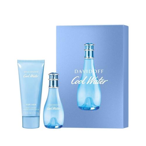 Davidoff - Cool Water Woman Eau de Toilette 30ml + Bodylotion 75ml Duftsets 1 ct Damen