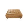 KAWOLA Hocker WIOLO Leder cognac